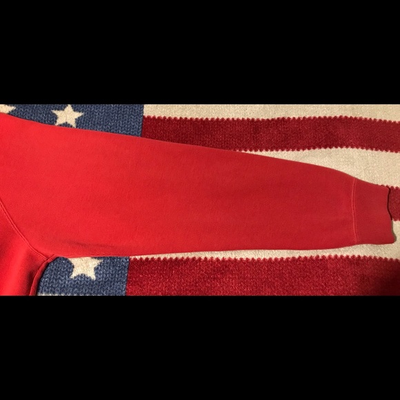 Vintage Polo Ralph Lauren Classic Red V Neck Sweater L p wing stadium rlpc Golf - Picture 7 of 10
